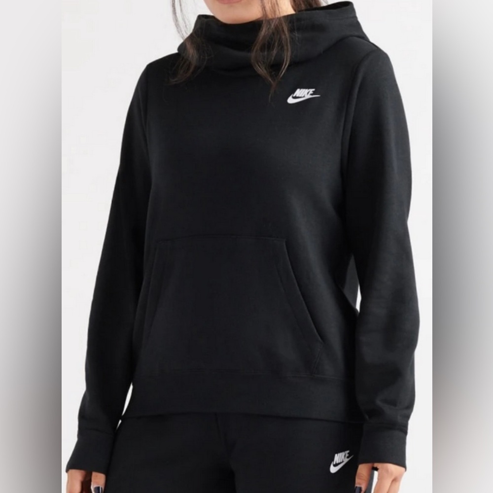 Nike CowlNeck hoodie- black.